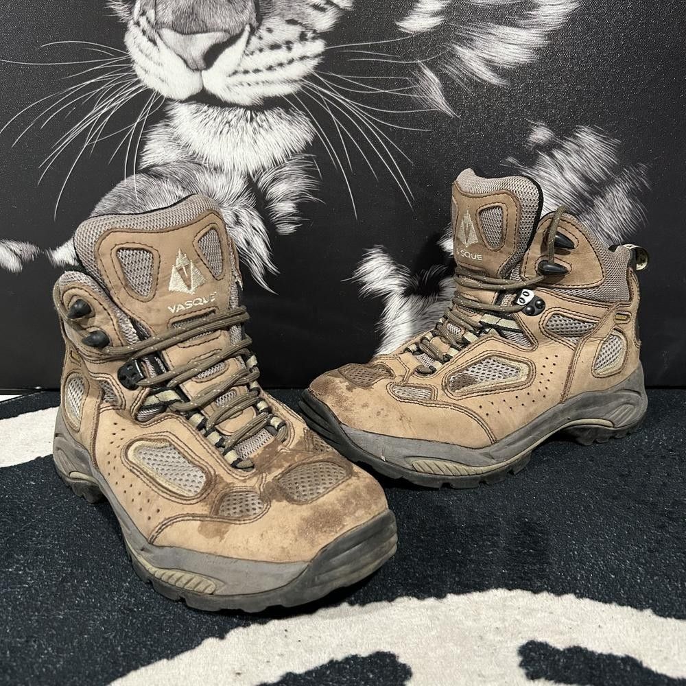 Vasque Breeze Gore-Tex XCR 7465 Hiking Boot Women 9.5M Brown Leather Waterproof